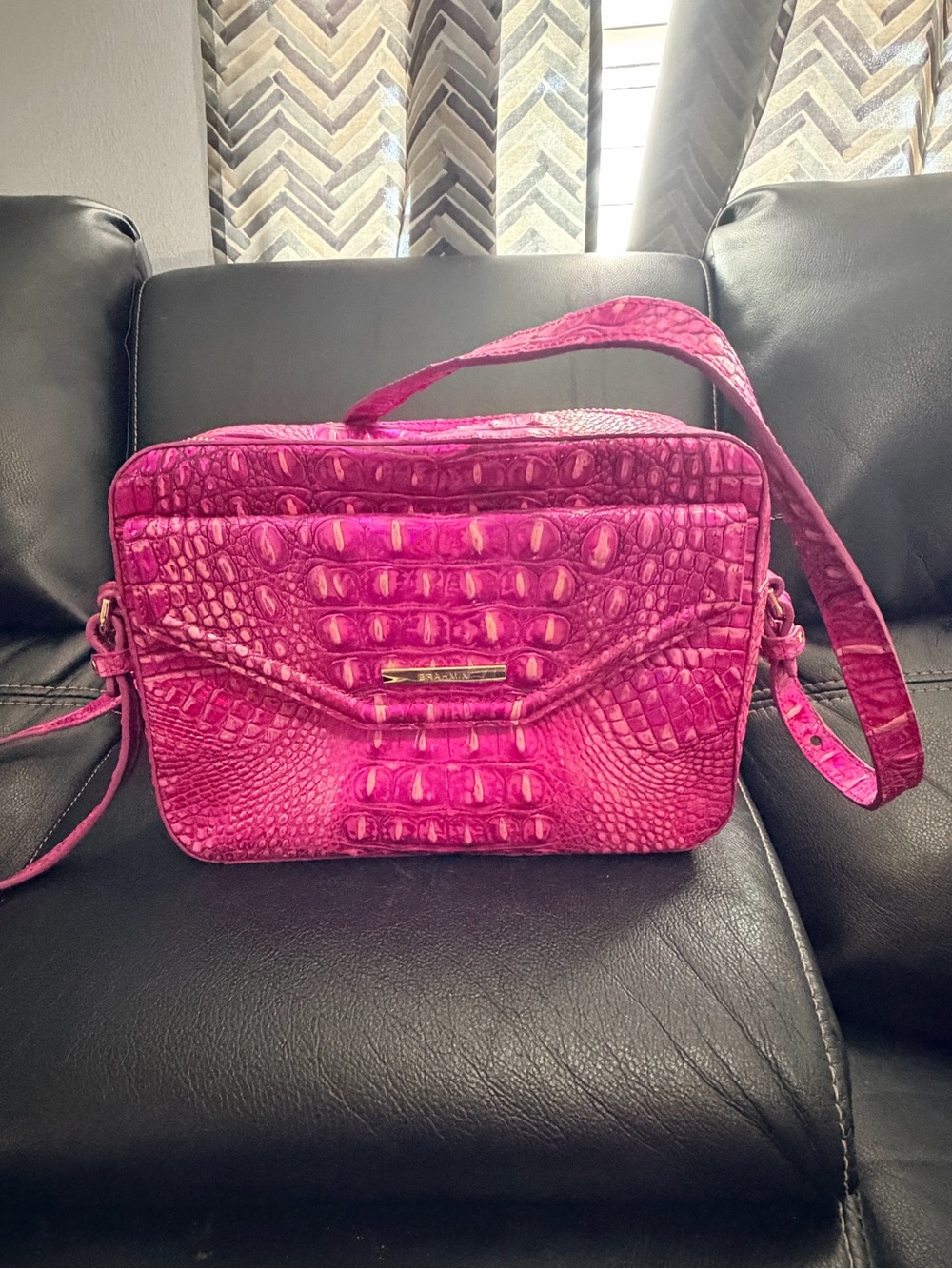 Brahmin Shea Crossbody in Potion